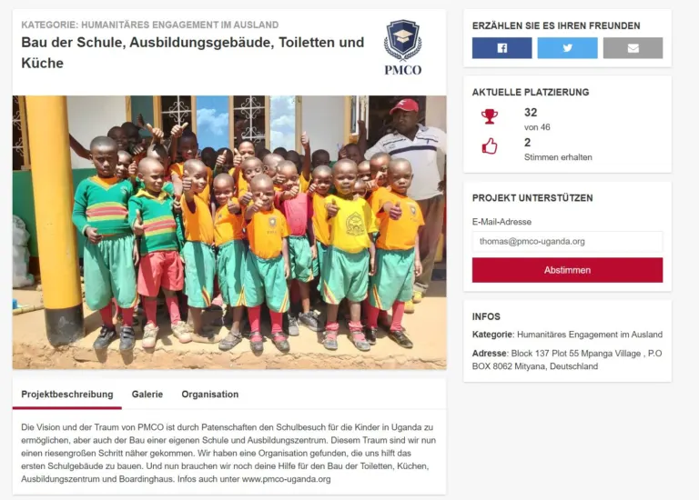 Deine Stimme unterstützt PMCO – Jetzt mitmachen
